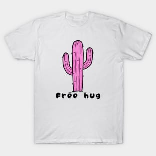 Free hug pink T-Shirt